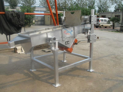 可调节式直线振动筛