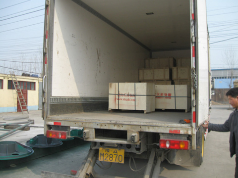 三聚氰胺圆形筛发货