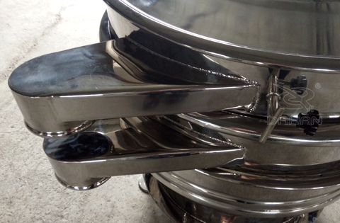 不锈钢旋振筛出料口 不锈钢旋振筛出料口