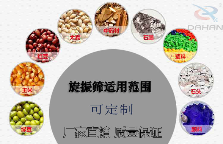 旋振筛使用行业