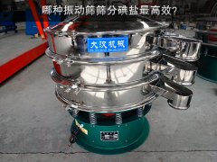 哪种振动筛筛分碘盐？